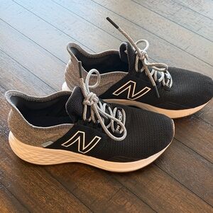 New Balance Black and White Athletic Shoes